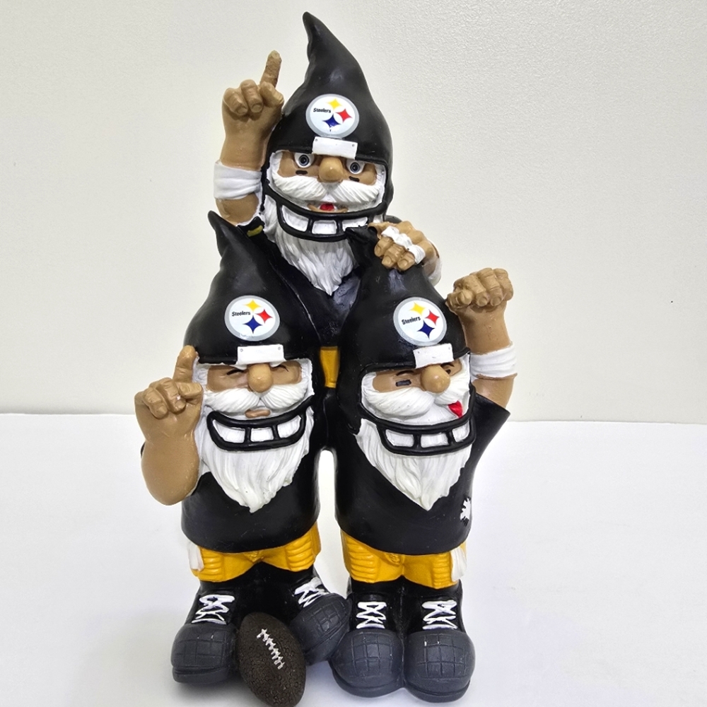 PITTSBURG STEELERS 10.5" Garden Gnomes Football Team Pride Forever Collectibles